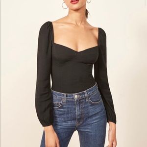 Reign Top by Reformation black size 6